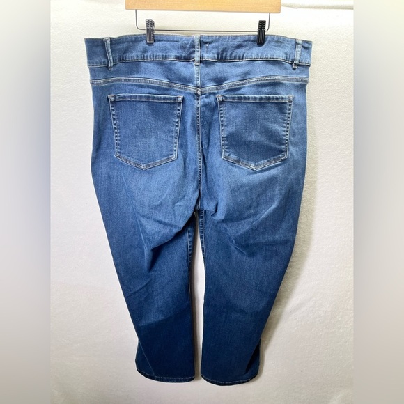 Lane Bryant Flex Magic High Rise Straight Jeans Womens 22W Plus Blue Denim 2222 - Picture 8 of 9